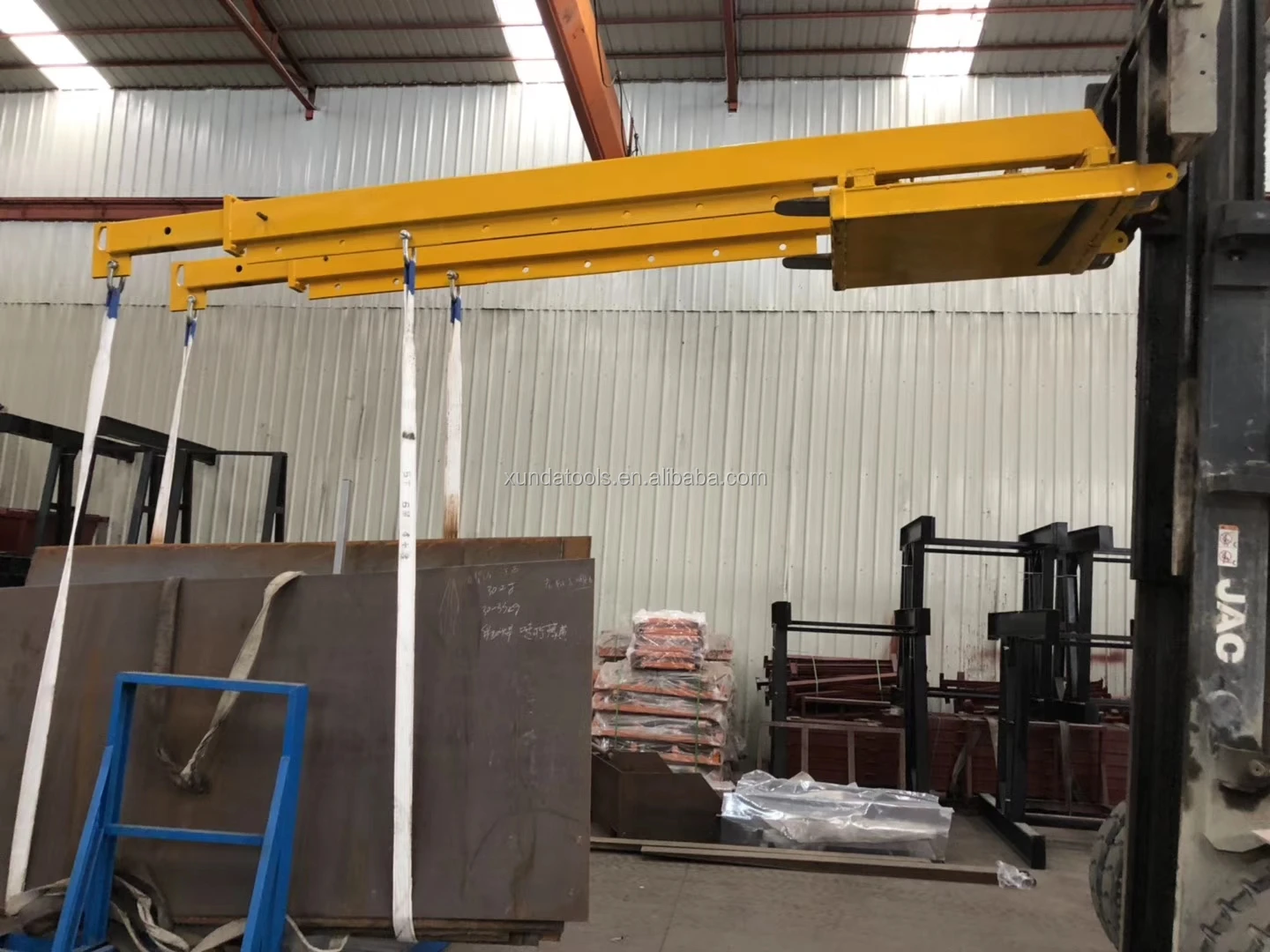 Bundle Slabs Loading & Unloading Double Telescopic Forklift Boom Buy