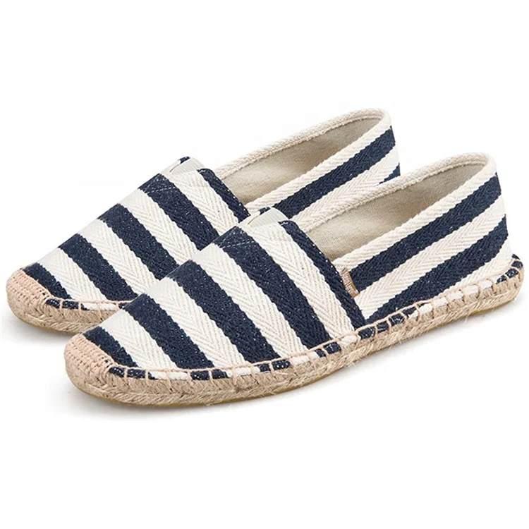 

Factory Custom Canvas Slip-on Flats Shoes Sneakers Mens Espadrilles