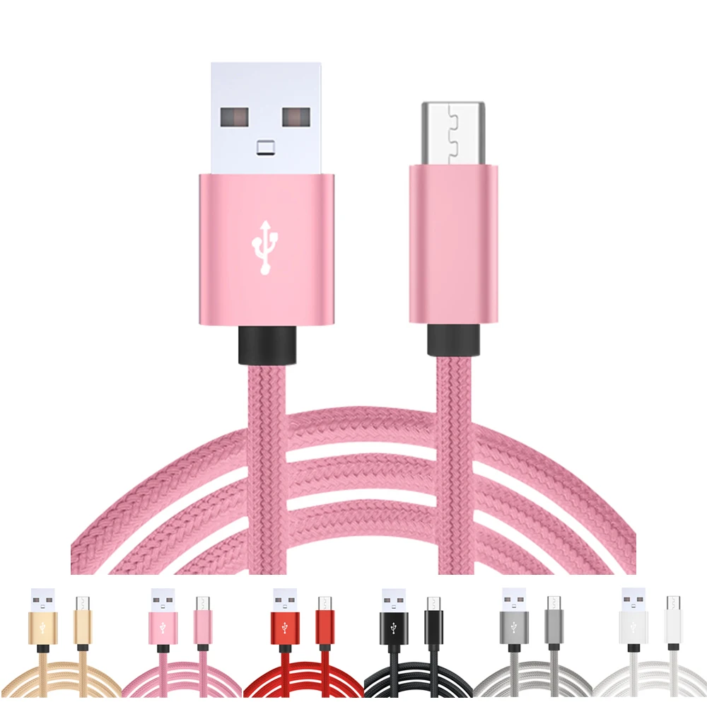 WIK-YS 3.3 ft 1M 6.6ft 2M 10ft 3M Factory Cheap Price Fast Charge Nylon Braided Usb Rechargeable Cable Mobile Cell Phone Charger - ANKUX.COM