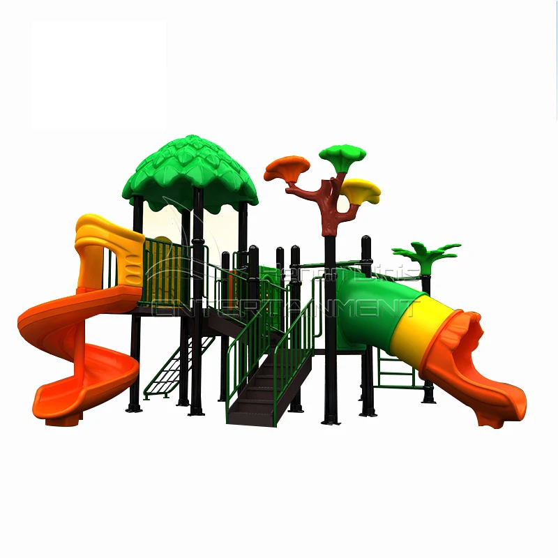 

Beautiful theme park kids outdoor slide playground equipment, Optional