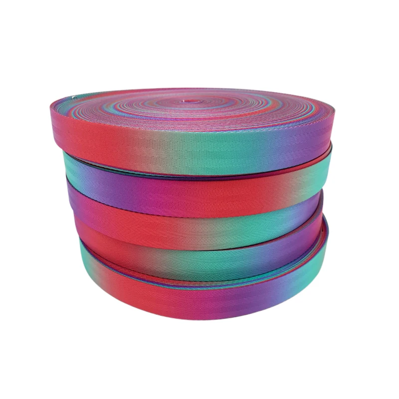 

High Tenacity Vehicle Safety Belt 25mm 38mm 50mm Seatbelt Printed Polyester Custom Car Seat Belt Webbing, Colorful,customized