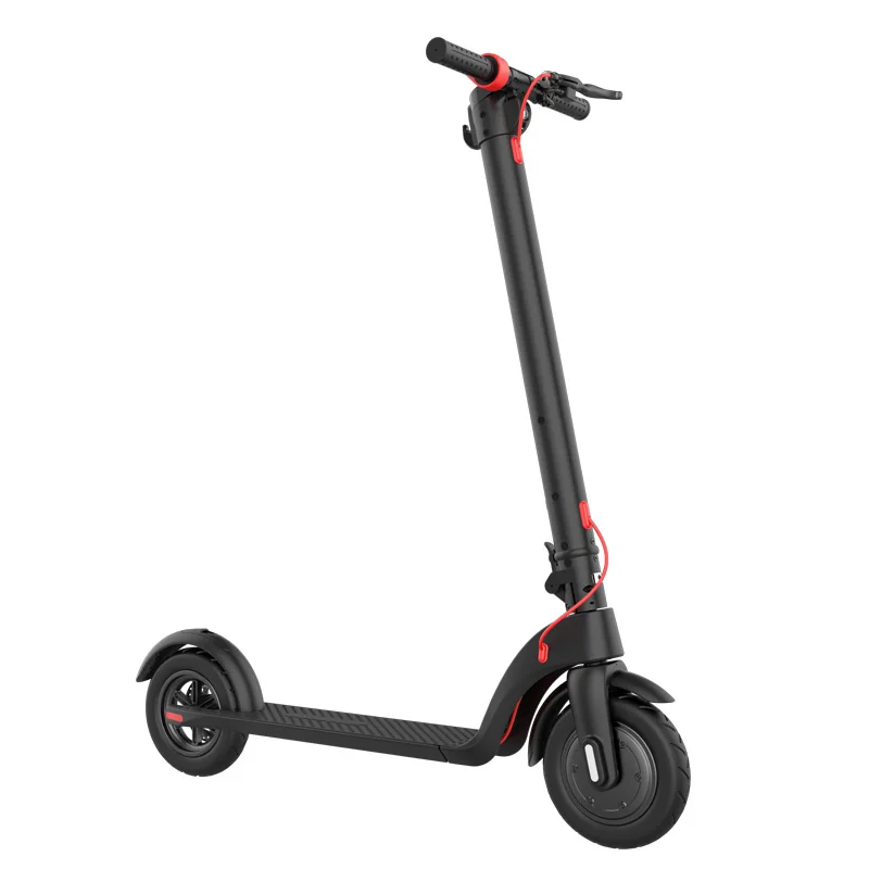 

2021 Free shipping European Warehouse electric scooter 36v 350w 8inch Powerful Folding electric adult scooter for sale, Black
