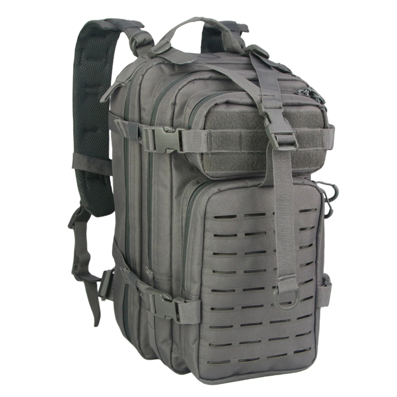 

Tactical Assault Backpack Military Travel Backpack for Outdoor, Grey
