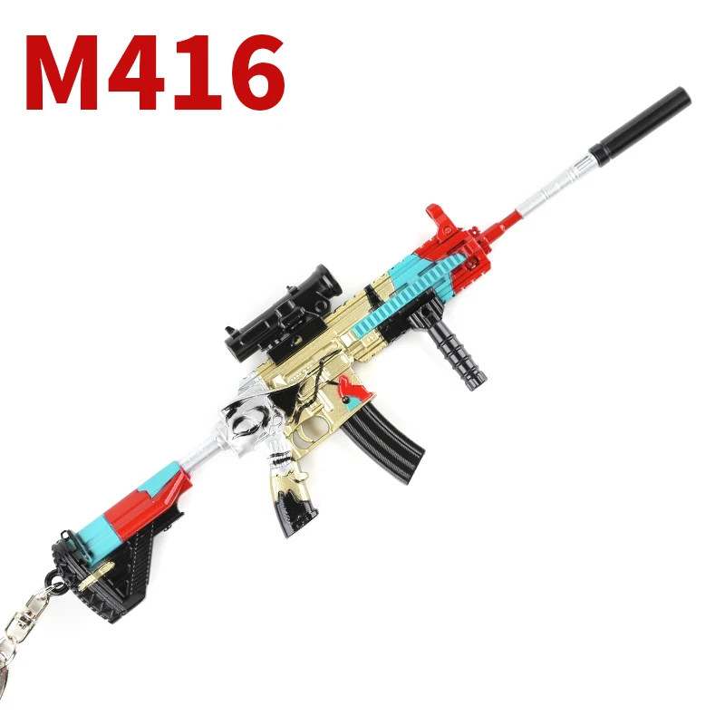 1/5 1:6 TOYS M16 M4 PUBG BattleField4 Gun Rifle 21cm METAL 3pcs sniper scope 