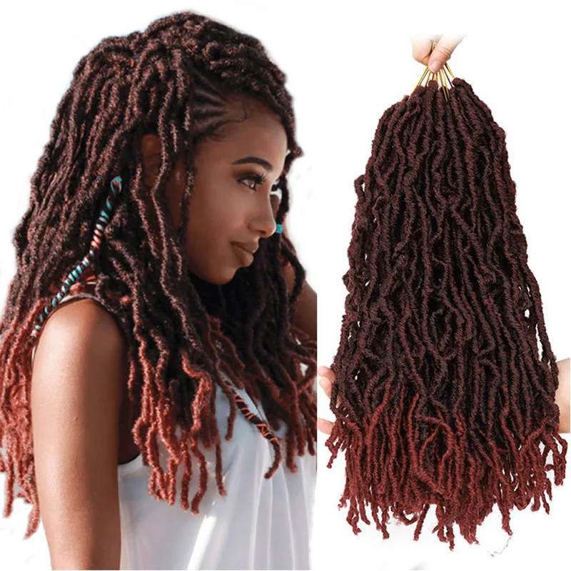 

Zoesoul Synthetic Pre Looped Faux Locs 18inch 45cm 21strands New Crochet Hair Extension