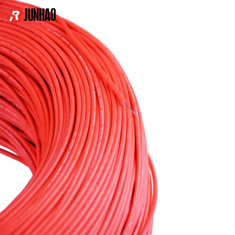 Silicone Single Core Cable Awm Style 3239 20kv Dc Electric Cable 150c