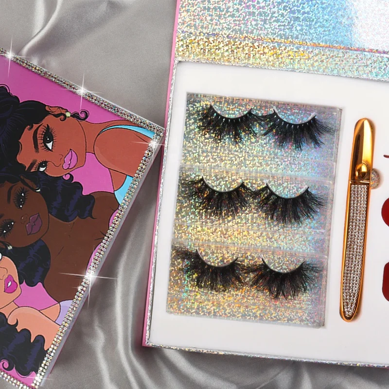 

New magnetic eyelash set with magnetic eyeliner glue