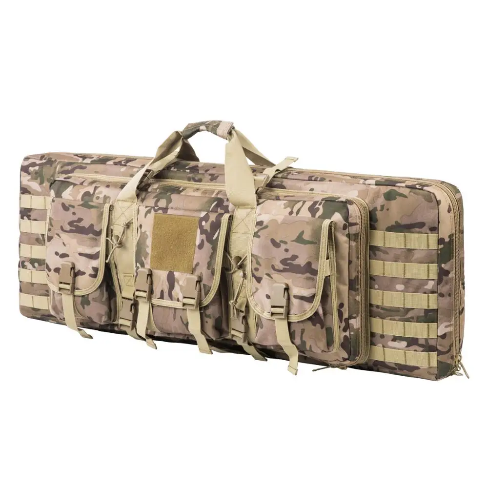 

Tactical Double Padded Rifle Range Gun Case Bag, Multicam