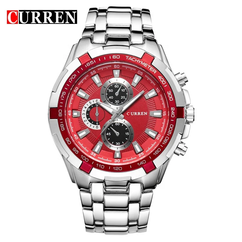 

CURREN 8023 Quartz Watch Fashion Stainless Steel Men's Watch Top Brand Luxury ODM Watch For Time And Decoration
