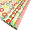 Wholesale blue color sunshine custom printed gift wrapping paper roll,China high quality tissue gift wrapping paper