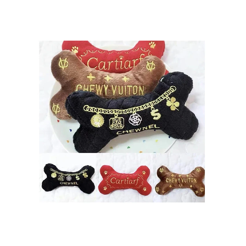 

ins hot models customized luxury logo pet toy cute dog sound toy pet squeak toys