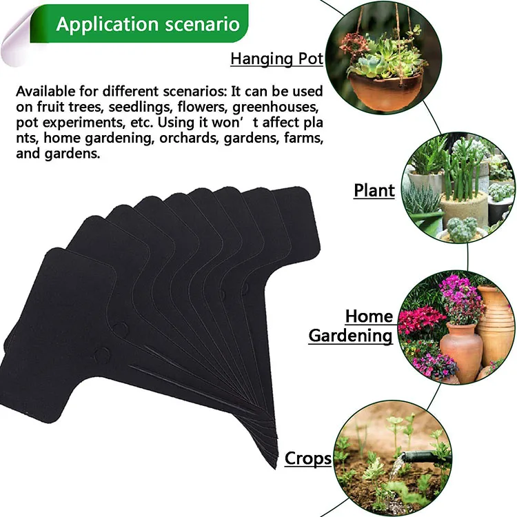 100 Pcs Upgraded Plant Labels & Markers Plastic Thick Waterproof