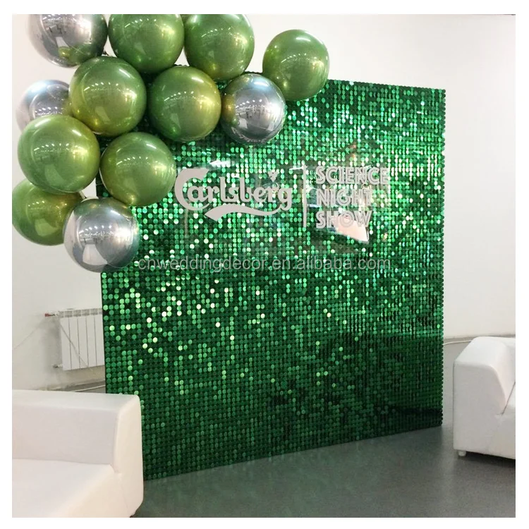 Shimmer Sequin Air Active Panel Sequin Wall For Wedding Event Backdrop