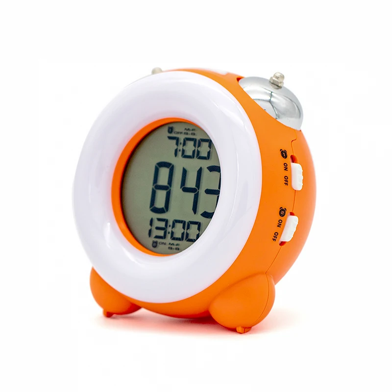 Khcl0411 Cute Children Bedroom Sleep Trainer Snooze Desk Twin Bell