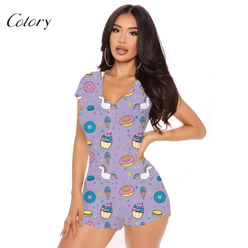 

Colory 2021 High Quality Colorful Sleeveless Solid Color Casual Women Jumpsuits Rompers Sexy Rompers Pajamas Adult Onesie, Customized color