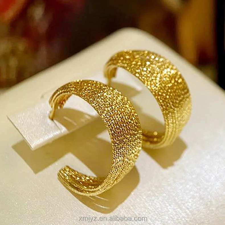 

Certified 18K Gold Car Flower C Word Eardrop Earring Au750 Eardrops Female Earrings Italian Elegant Water Shell High-End