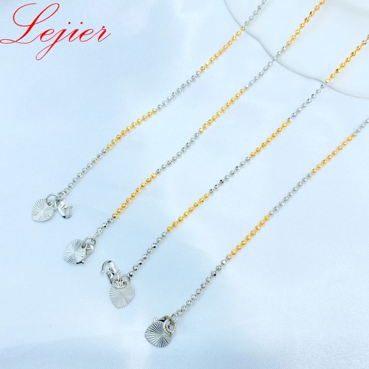 

LEJIER female night 14 k gold plated stainless steel silver jewelry with high quality and attractive, Colors