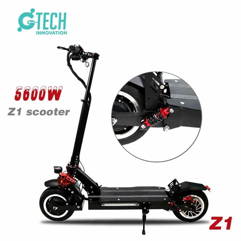 

LSY 60v dual motor 3200W 11inch fast high speed off road electric scooter