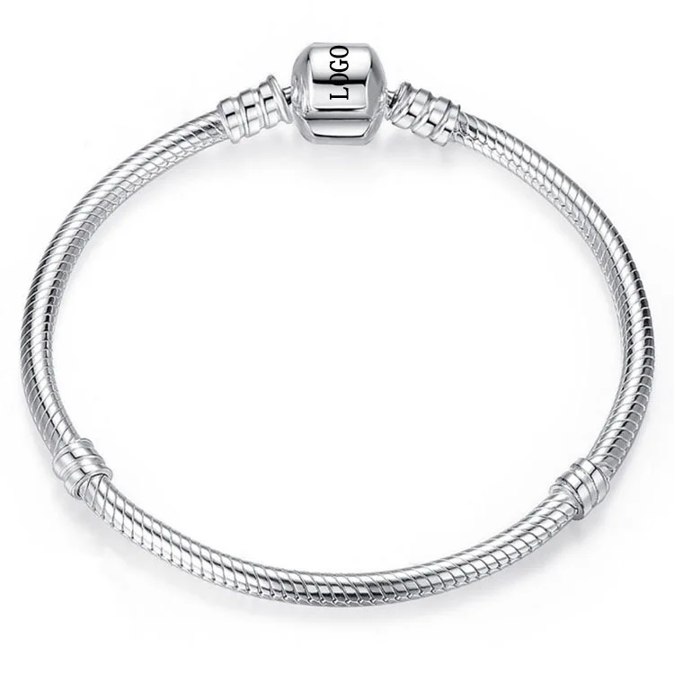 

factory wholesale jewelry bracelet for pandora charms 925 sterling silver bracelet