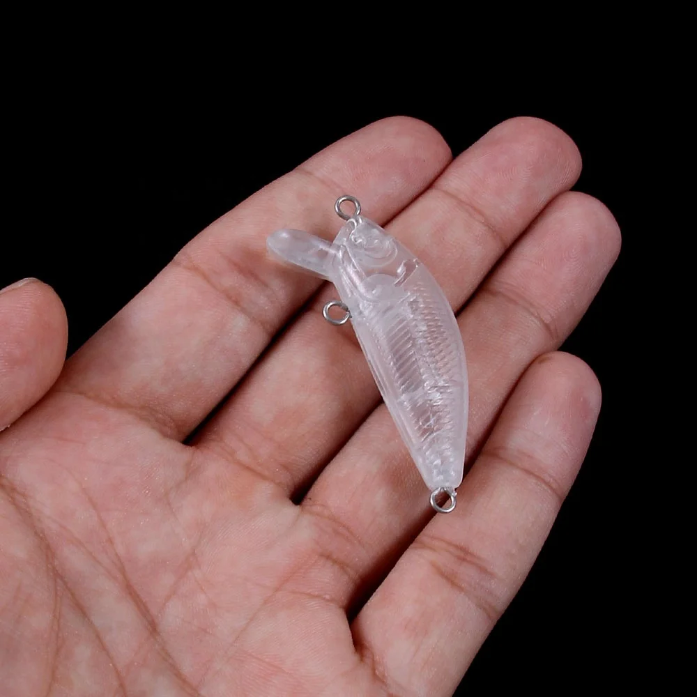 

DIY fishing lure Minnow lures hard plastic bait mini blank lure 5CM 3.6G, Choose