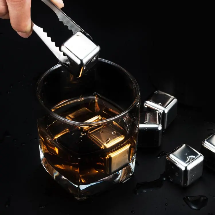 2020 new product portable Ice cube for whiskey Ice stones 4PCS SET