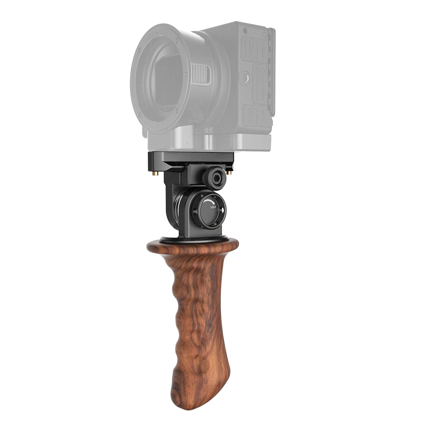 

Niceyrig Universal Wooden Camera hand grip Wood Camera Grip For Vlog Shooting