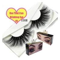 

Natural Looking Unique 3D Magic Eye Packaging Wholesale 3D mink eyelashes vendor 22mm 25mm 27mm 5d mink lashes