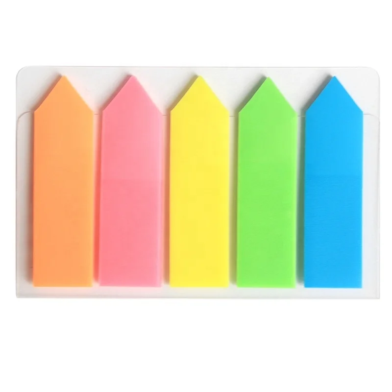 

2022 New Waterproof Pet Transparent Label Office School Index Sticky Notes Pad Memo Pad Stationery Supplies
