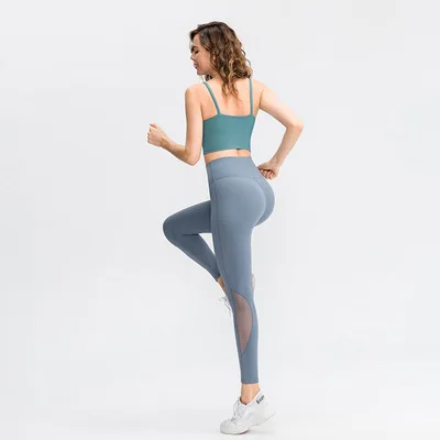 

2021 Wholesale New Style Padded Nylon Solid Color Yoga Bra