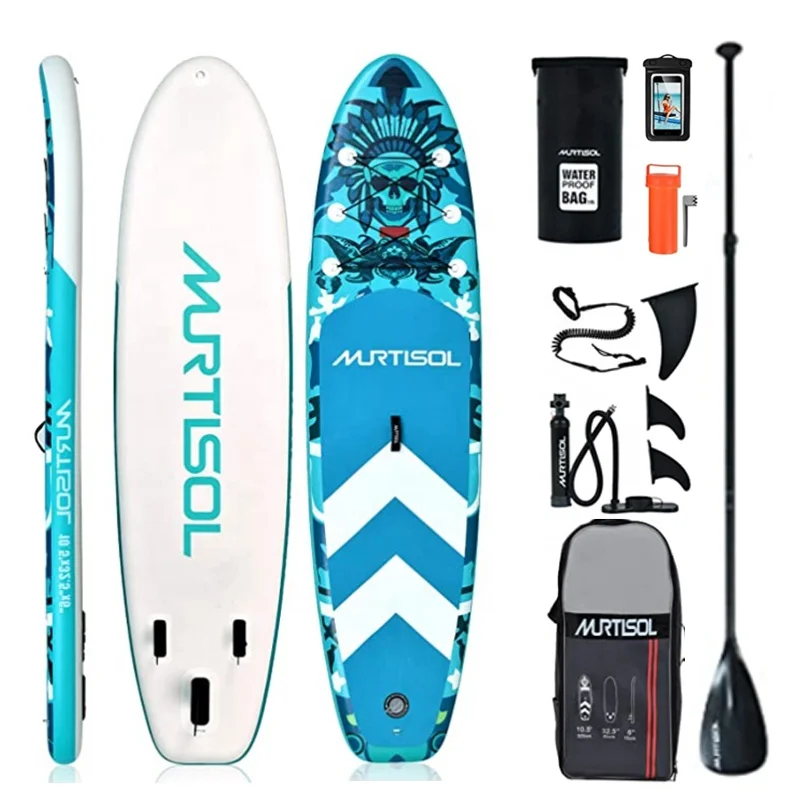 

Good Quality PVC Material  Inflatable SUP Board Inflatable Standup Paddleboard, Customized color