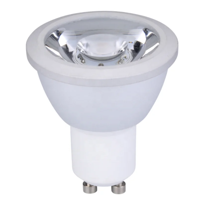 High Lumens 320lm LED 3W GU10 2700K mr16 Bulb Non-dimmable Ceiling Spot 5 Degree Narrow Beam Angle COB Spotlight