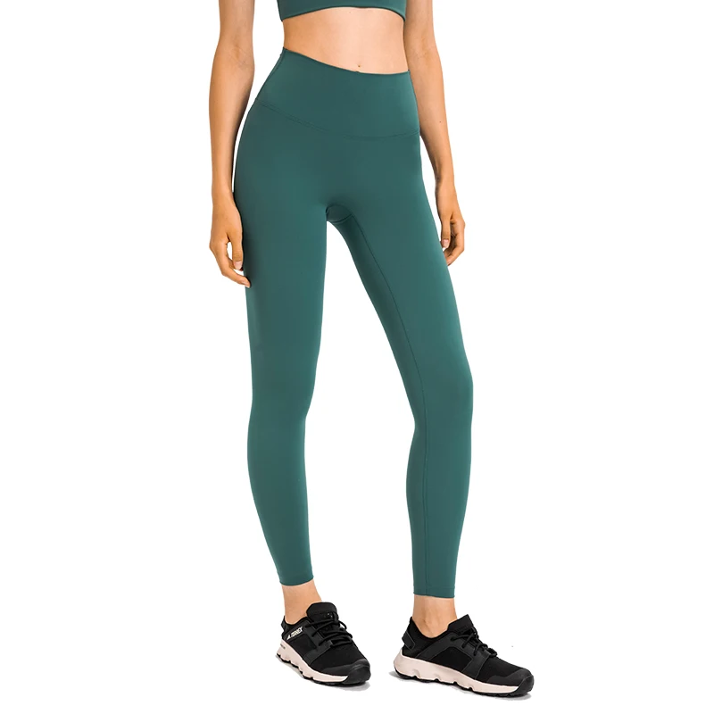 

2021 Winter LULU Women High Waist Workout Tummy Control Yoga Leggings Tight Pants