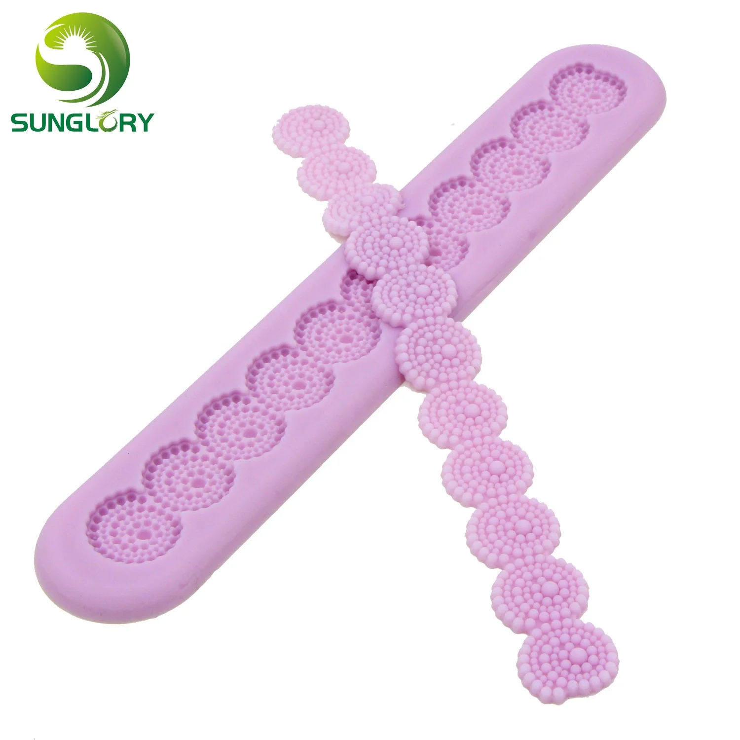 

Flowers Sugar Lace Mold DIY Fondant Silicone Lace Mat Bakeware Dining Bar Non-Stick Silicone Lace Mold Baking Tools For Cakes