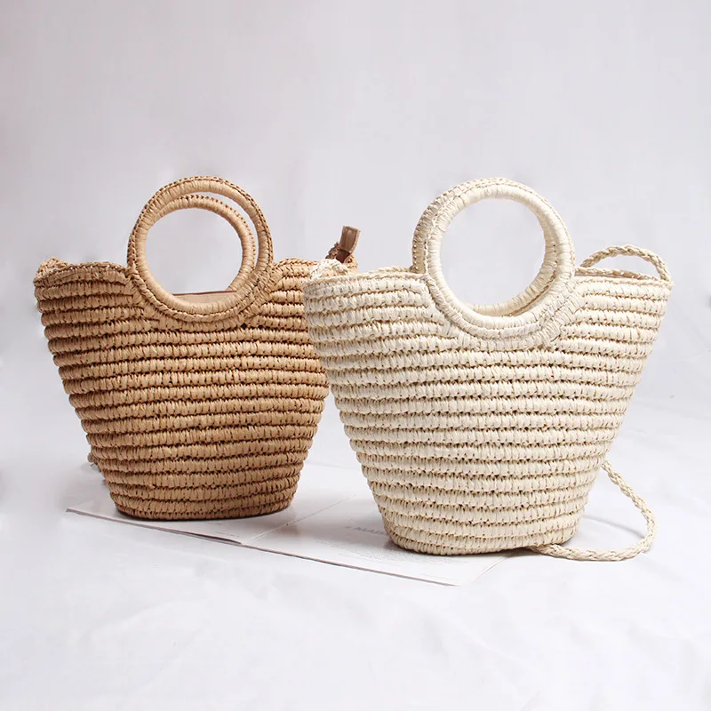 

Woven Rattan Straw Crossbody Bag In Wholesale Beach Crochet Straw Handbags/