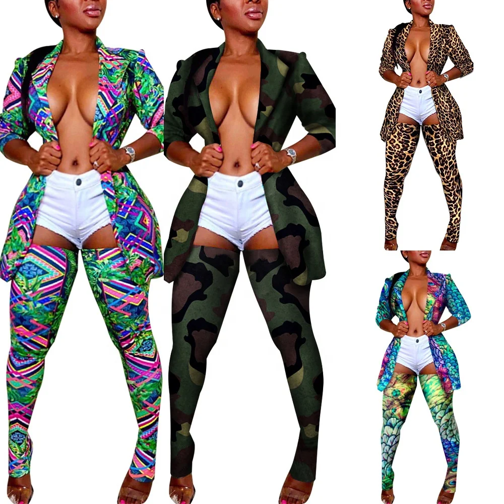 

B24102A Hot style lapel jacket slim pantyhose two-piece nightclub suit