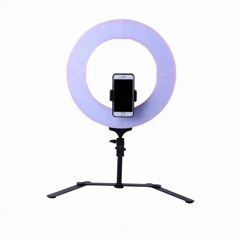

18 inch led selfie ring light dimmable led ring lamp photo video camera phone light for Youtube Tik Tok Live Beauty Make up, Black