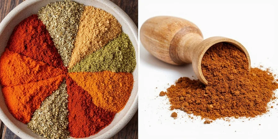 Kitchen spices lineup