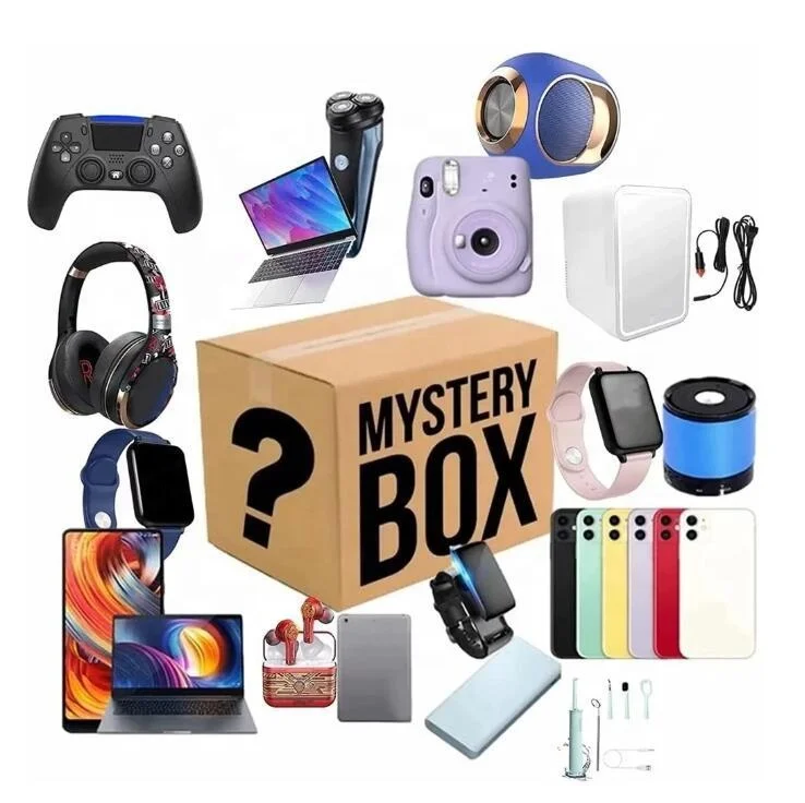 

Lucky Mystery Boxes There is A Chance to Open: Mobile Phone Cameras Drones Gaming Headset Earphone More Gift