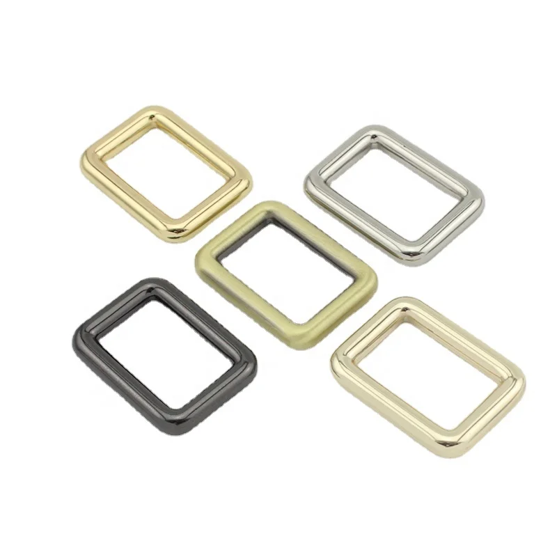 

Nolvo World 5 colors  1" bag hardware accessories closed rectangle ring buckles for backpack webbing belt and bag handle