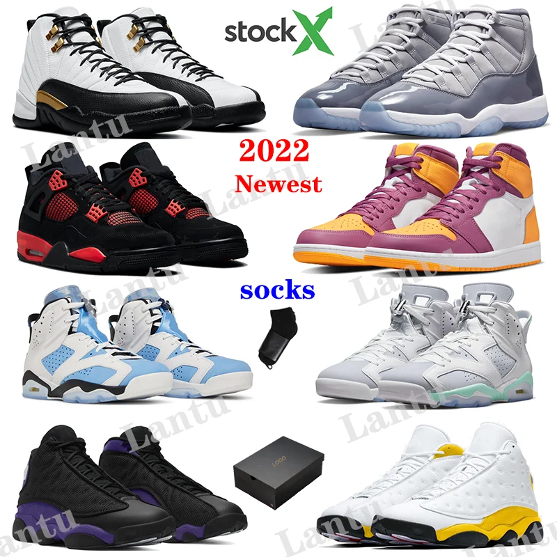 

2022 Newest Retro High Og 1s Aj 4 6 Red Thunder 11 Cool Grey 6 UNC casual shoes retro Basketball sneakers