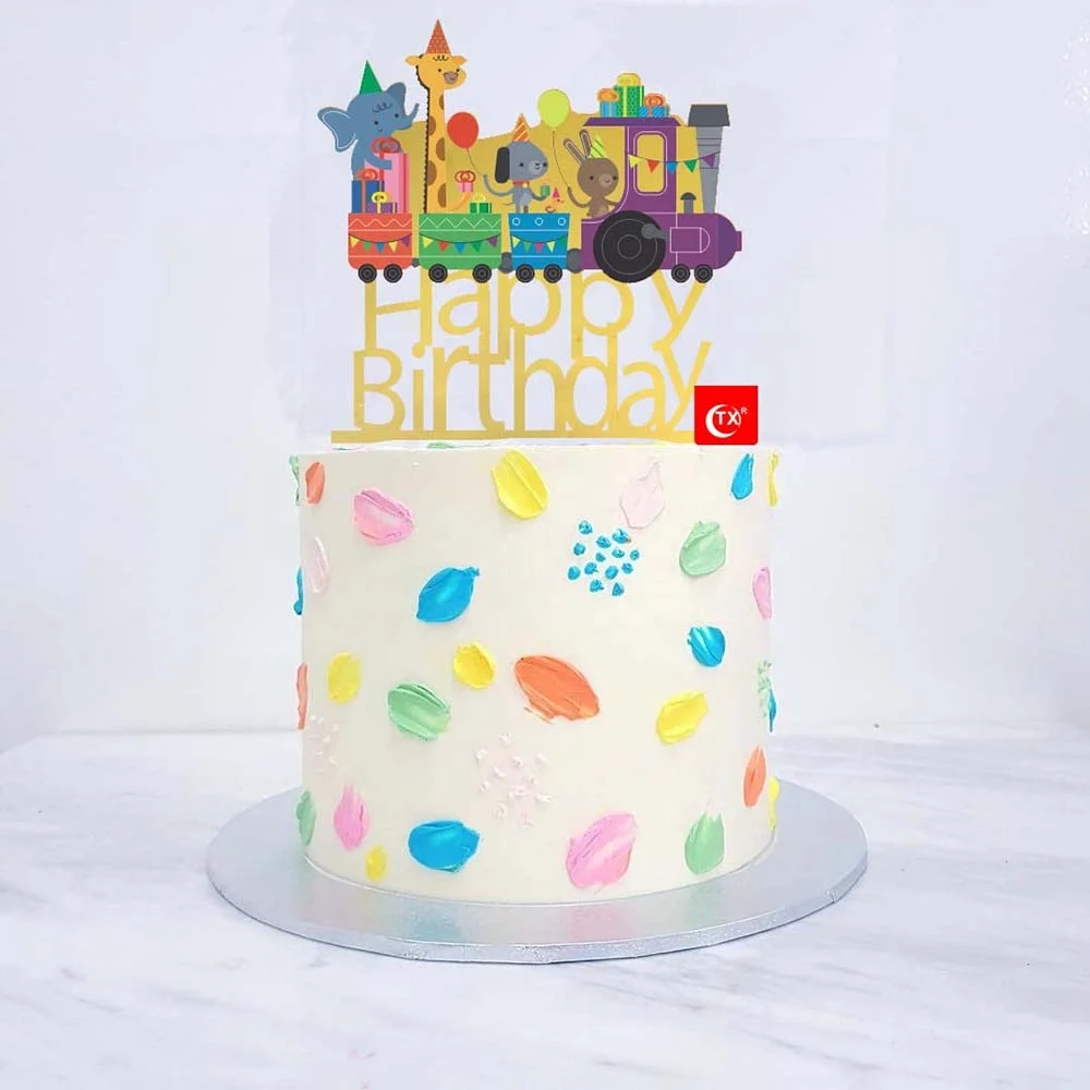 Tx Decoration De Gateau D Anniversaire Personnalisee En 3d Dessin Anime Mignon Colore Zoo Decor Acrylique Pour Fete D Anniversaire Buy Gateau De Bebe Gateau De Topper Gateau D Animaux De Bois Product On Alibaba Com