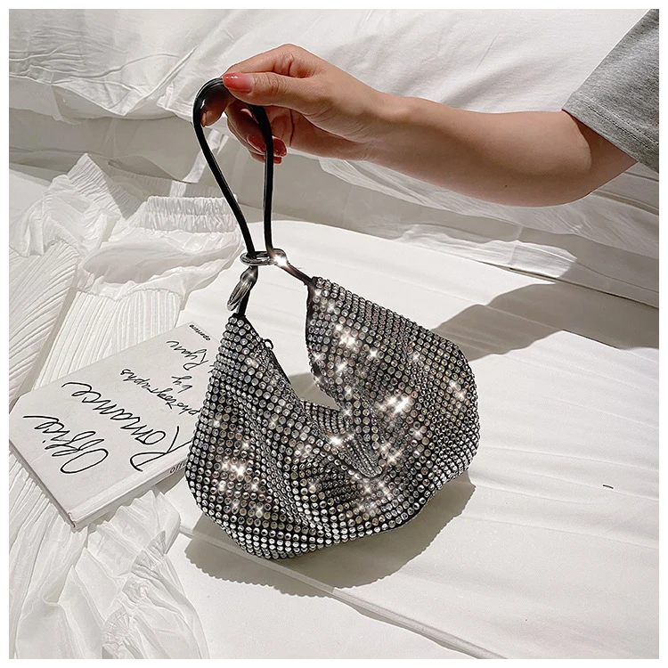 

High End Stylish 2020 New Winter Diamond Luxury Handbag Woman Shoulder Bag