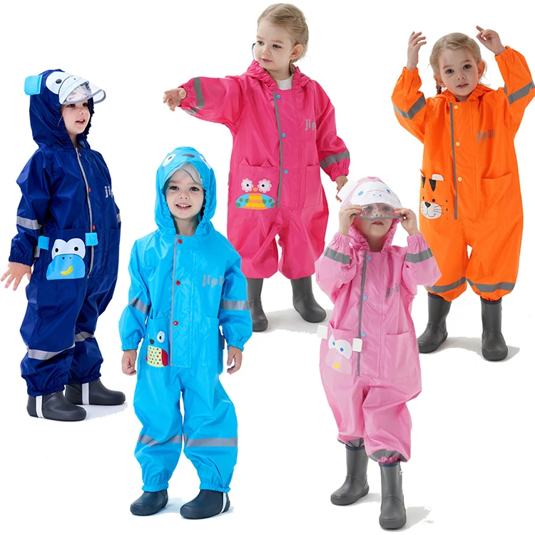 

Wholesale market waterproof outdoor school children raincoat novelty products for sell, Pink, rose red, orange, light blue, dark blue, etc