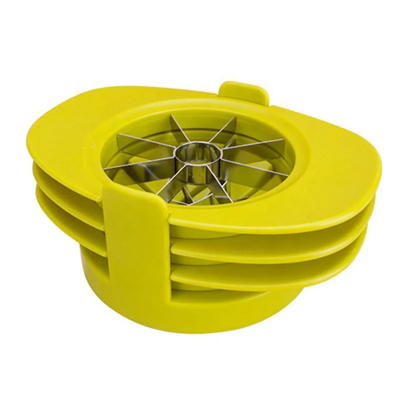 

Kitchen tools new product household thicken fruit mold cutter fruit slicer set, Green