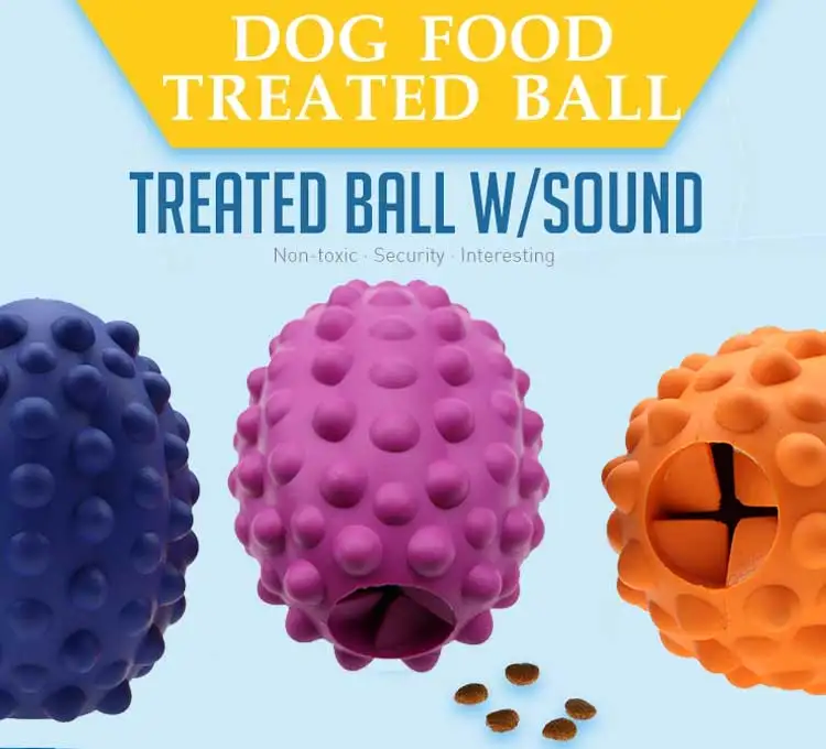 Rubber Dog Toys For Dental Cleaning Eco-friendly Dog Chew Toy