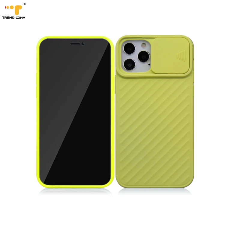 

Slide Camera Protection Phone Case Hot Selling Flexible TPU For iPhone 6-12 Covers