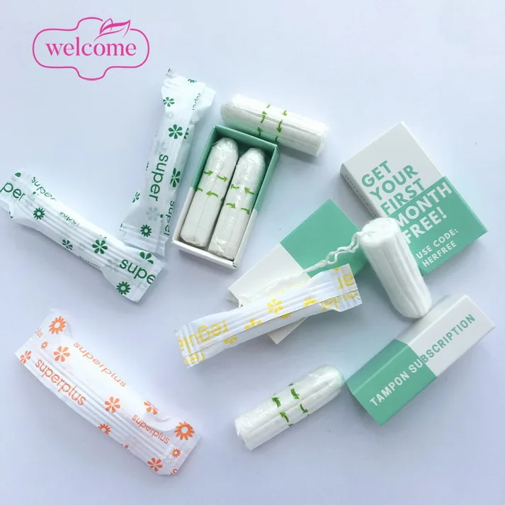

Free Samples Shipping Private Label GOTS Certified Organic Tampons Comfort Silk Touch Feminine Hygiene Tampon Hygienique