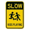 EONBON Custom Children Play Warning Kids at Play Safety Signs