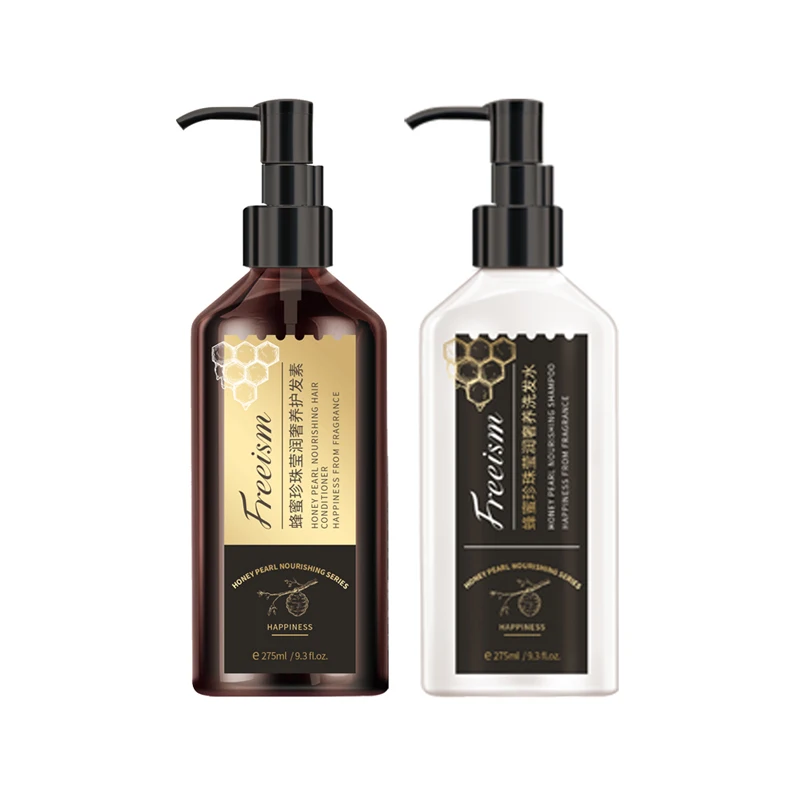 

Private Label Organic Honey Pearl Salon Hair Treatment Wig Shampoo And Conditioner, White