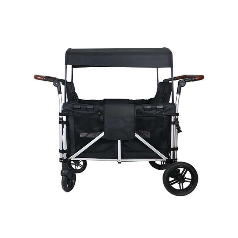 

Luxury Stroller Wagon for 4 Baby Kids All-Terrain 4 Passenger Kids Stroller Wagon, Can be customized